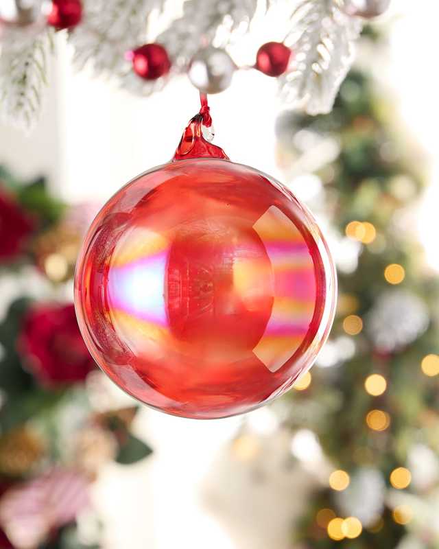 Bottle Glass Ball 120mm Christmas Ornament